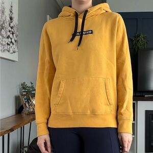 Hollister Mustard Yellow Hooded Pullover